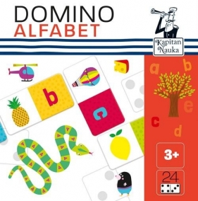 Kapitan Nauka. Domino obrazkowe - Alfabet