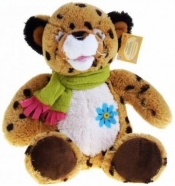 Lampart pluszowy brązowy 30 cm