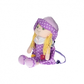 AXIOM Plecak Lalka Ewa 35 cm, fioletowy (4440)