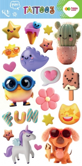 Tatuaże zmywalne - Summer Fun