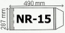 Okładka na podr A4 regulowana nr 15 (50szt) NARNIA