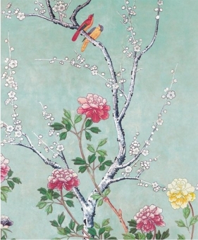 Karnet 17x14cm z kopertą Chinese blossom