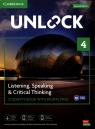  Unlock 4 Listening, Speaking & Critical Thinking Student\'s Book with Digital