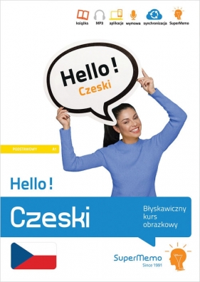 Hello! Czeski Błyskawiczny kurs obrazkowy (poziom podstawowy A1) - Wajda Natalia