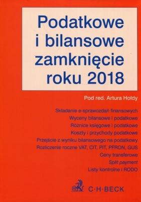 Podatkowe i bilansowe zamknięcie roku 2018