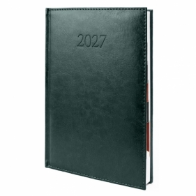 Kalendarz 2027 B5 Agenda Dzienny Zielony