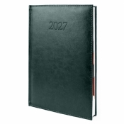 Kalendarz 2027 B5 Agenda Dzienny Zielony