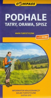 Podhale Tatry, Orawa, Spisz mapa turystyczna - Siwicki Michał<br />