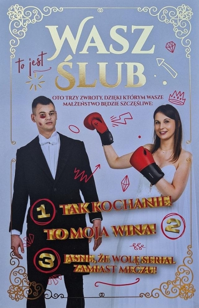 Karnet Ślub - Boks