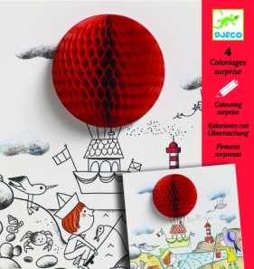 Kolorowanka z niespodzianką - Balon (DJ09648)