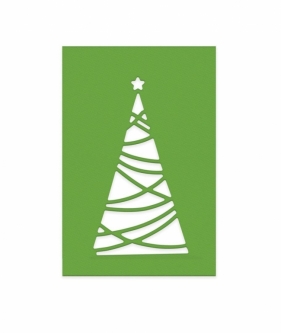 Wykrojnik - choinka ażurowa