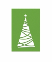 Wykrojnik - choinka ażurowa