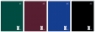 Brulion A4/96k linia - One Color, 1 szt.