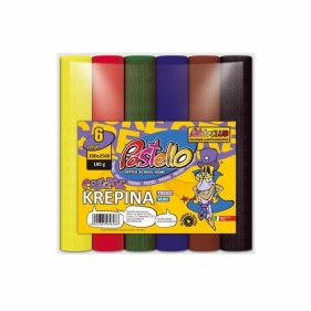 Krepina 20x250cm 180g 6 kolorów