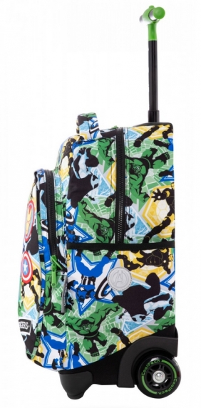 Coolpack - Disney - Jack - Plecak na kółkach - Avengers Badges (B53308)