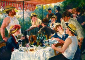 Bluebird Puzzle 1000: Śniadanie wioślarzy, Renoir, 1881 (60048)