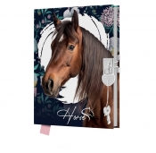 Pamiętnik z kłódką 80 kartek - Horse