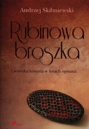Rubinowa broszka