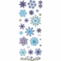 Naklejki do dekoracji - płatki śniegu (383724)