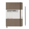 Notes Medium Leuchtturm1917 gładki szarobrązowy 339579 339579