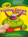 Funny Faces People Colouring and sticker book