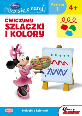 Disney Ucz się z nami Klub Przyjaciół Myszki Miki Ćwiczymy szlaczki i kolory