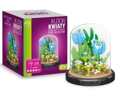 Klocki niebieskie tulipany 558el