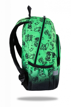 Coolpack, Plecak dziecięcy Toby - Game Over Gradient Green (F049969)
