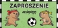 Zaproszenie Kapibara piłkarz (5szt)