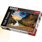 Puzzle 2000 elementów Wschód Słońca Costa Brava Hiszpania (27048)