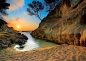 Puzzle 2000 elementów Wschód Słońca Costa Brava Hiszpania (27048)