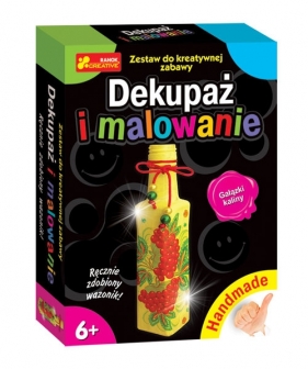 Dekupaż i malowanie Kalina