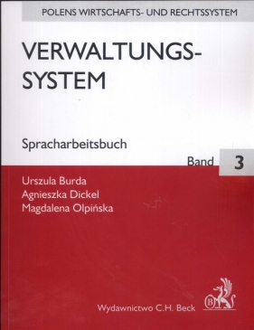 Verwaltungs system Spracharbeitsbuch Band 3 - Burda Urszula, Dickel Agnieszka, Olpińska Magdalena