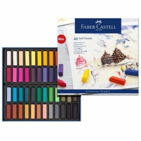 Mini pastele suche Faber-Castell Creative Studio, 48 kolorów (128248)