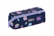 Piórnik bez wyposażenia - BackUp 7 K25 - Violet kittens