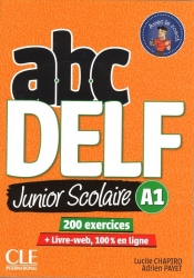 ABC DELF A1 junior scolaire książka + DVD + zawartość online - Payet Adrien, Chapiro Lucile