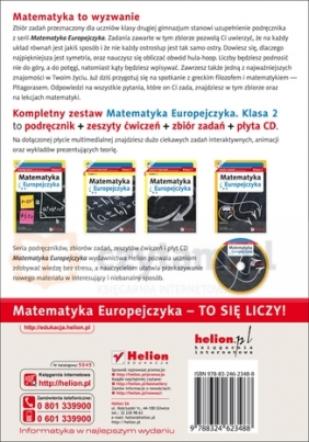 Matematyka Europejczyka 2 Zbiór zadań + CD - Madziąg Ewa, Muchowska Małgorzata