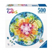 Puzzle 2D 500: Paleta kolorów. Lody 500 (17348)