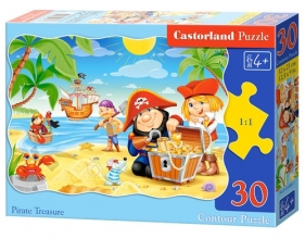 Puzzle konturowe Pirate Treasure 30 (03488)
