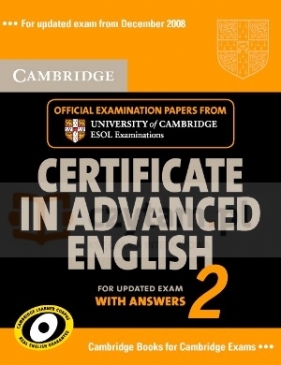 Camb CAE 2 updated exam Self-study Pack