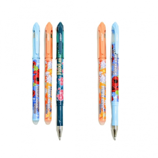 Długopis ścieralny Flexi Abra Floral 3szt +2gratis