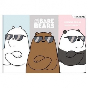 Blok rysunkowy A4/20K biały We Bare Bears (20szt)