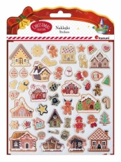 Naklejki 3D papier na filcu 47szt