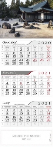 Kalendarz 2021 Trójdzielny Orient CRUX