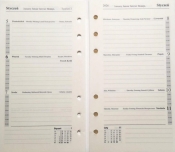 Wkład do organizera notes finanse adresy 7,5x12,5