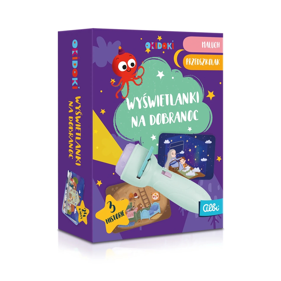 Okidoki. Wyświetlanki na dobranoc – projektor zielony