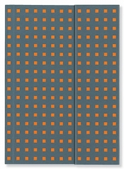 Notatnik A4 Quadro Grey on Orange