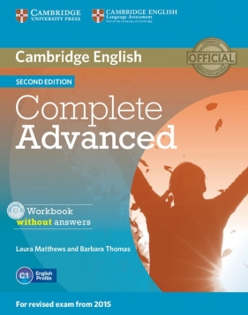 Complete Advanced Workbook without Answers with Audio CD - Matthews Laura, Thomas Barbara 