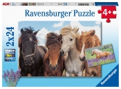 Ravensburger, Puzzle 2w1: Konie (5148)