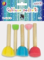 Pędzelki gąbkowe 5szt